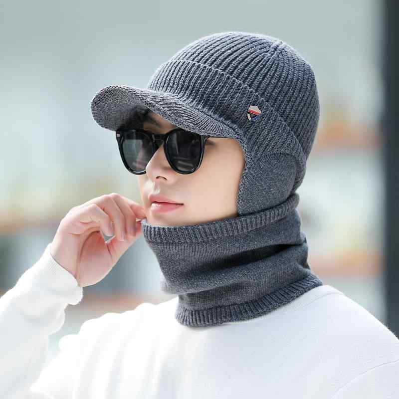 ニット帽 メンズ 秋冬 韓国 あったか 裏起毛 ビーニー 浅グレー 深グレー 紺色 ベージュ キャメル ブラック