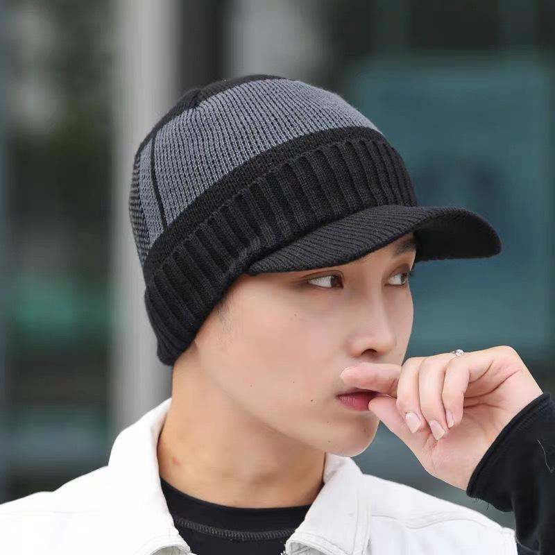 ニット帽 メンズ 男性用 秋冬 加厚 裏起毛 暖かい 防寒 防風 ネックウォーマー 自転車 運転 散歩 スキ..