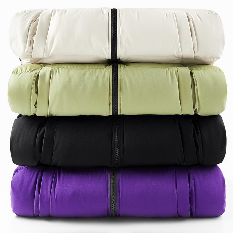 ダウンベスト 男性用 秋冬 コーデュロイ 切り替え 中綿ベスト 大きいサイズ ゆったり 暖か 普段使い アウトドア ホワイト ブラック グリーン パープル