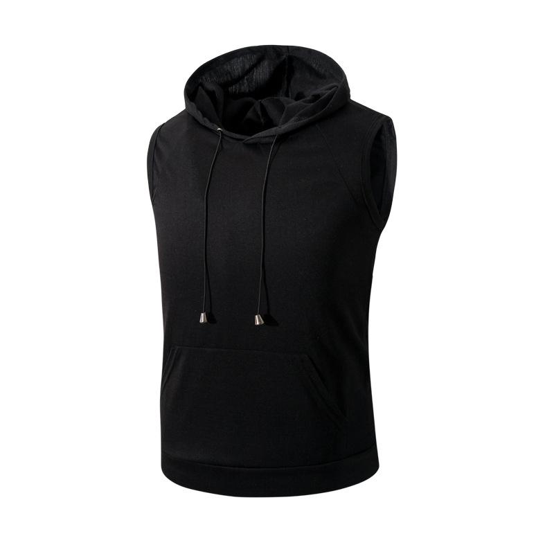 2個セットメンズ ベスト フード付き コットン 無地 トップス カジュアル 男性用 グレー ブラック ネイビー M L XL 2XL 3XL 4XL 5XL・カテゴリ: メンズトップス・スタイル: カジュアル・柄: 無地・色: グレー, ブラック, ネイビー・サイズ: M, L, XL, 2XL, 3XL, 5XL, 4XL・素材: 綿95%, ポリエステル繊維・対象: 若者・フィット: レギュラー・ポケット: 立体パッチポケット