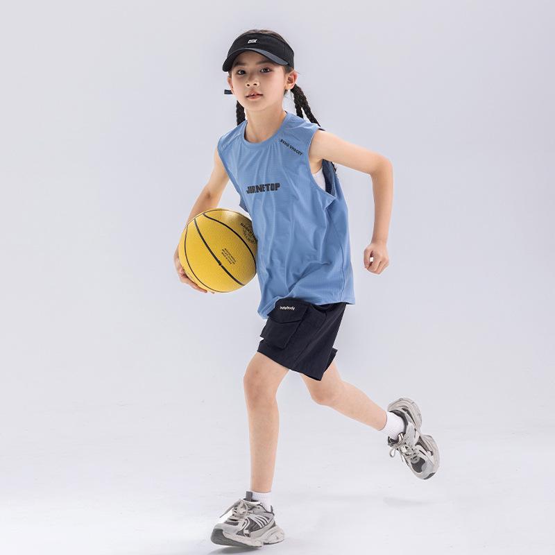 タンクトップ キッズ 男の子 吸湿速乾 スポーツウェア ノースリーブ 子供服 運動着 夏物 120 130 140 150 160 170