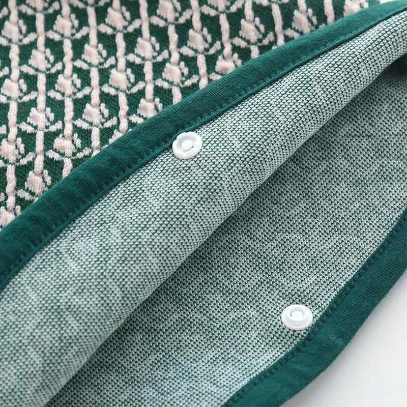 ベビー ポンチョ ケープ 春秋 ニット 綿 格子柄 フード付き 防風 アウター ベビー服 子供服 かわいい ..