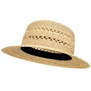 麦わら帽子 レディース 春夏 ラフィアハット 手編み 平天ハット カンカン帽 遮光 UVカット 紫外線対策 通気性 普段使い 旅行