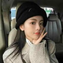 ニット帽 レディース 秋冬 羊毛 あったか 漁夫帽 小顔効果 防寒 帽子 暖かい おしゃれ かわいい 黒 ブラック ベージュ グレー カーキ コーヒー色