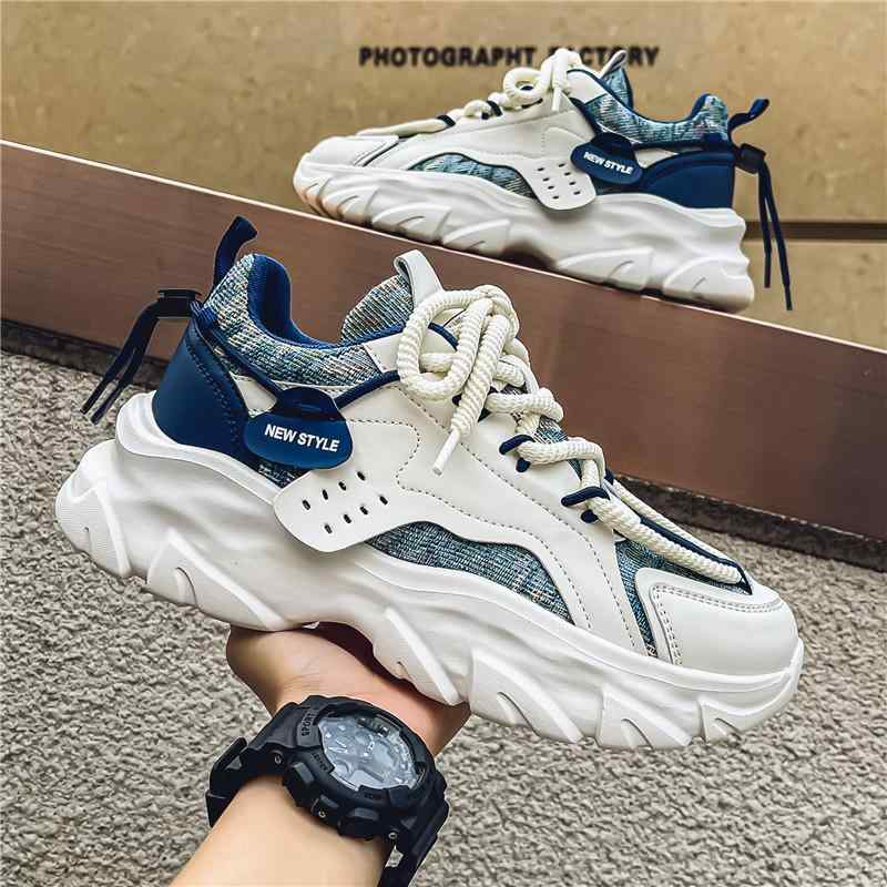 スニーカー メンズ 厚底スニーカー スポーツシューズ カジュアル 通気性 ローカット 運動靴 軽量 滑り..