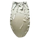 ナイトキャップ レディース 蚕糸 ロングヘア ヘアキャップ サイズ調整可能 無地 杏色(x3)