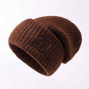 ニット帽 レディース 羊毛 秋冬 防寒 暖かい ビーニー キャップ 無地 小顔効果 かわいい ガーリー カジュアル ピンク系 グレー 黒(x2)