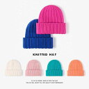 ニット帽 メンズ レディース 防寒 保温 厚手 大判 ビーニー 無地 シンプル 秋冬 ブラック ピンク系(x2)
