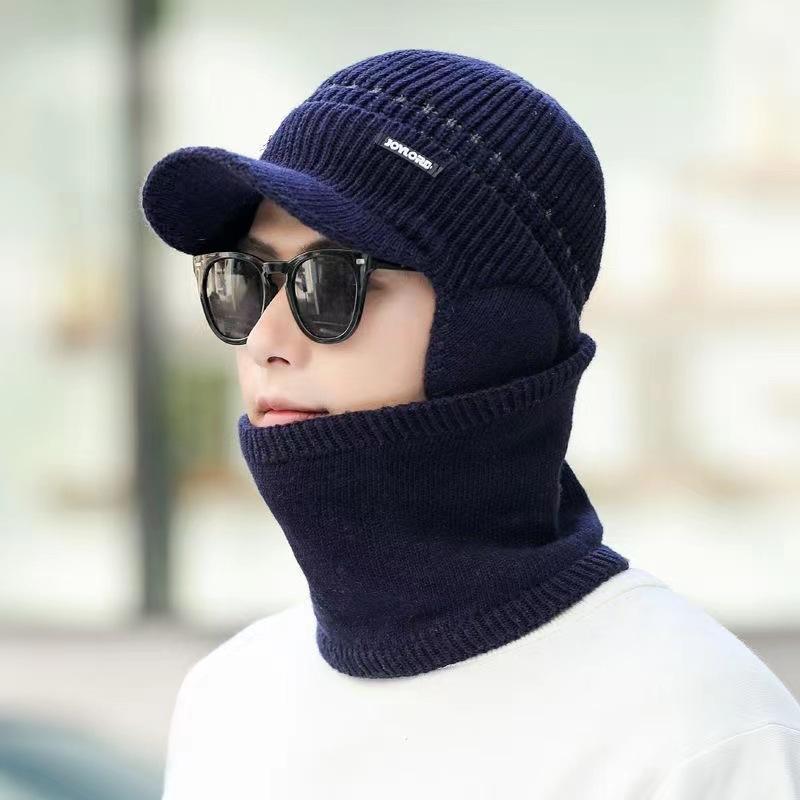 帽子 メンズ ニット帽 秋冬 防寒 暖かい 無地 シンプル おしゃれ キャップ ビーニー ショートブリム ブ..