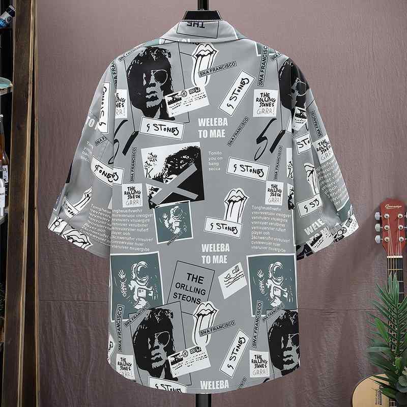 シャツ メンズ 男性用 半袖 ポリエステル 薄手 接触冷感 幾何学模様 プリント オープンカラー カジュアル 大きいサイズ グレー ブルー グリーン・カテゴリ: シャツ・スタイル: 韓国・タイプ: カーディガン・シルエット: ルーズ・襟の形: スクエアネック・袖丈: 半袖・柄: 幾何学模様.プリント・厚さ: 薄手・対象: メンズ.大きいサイズ・素材: ポリエステル繊維・素材の割合: 96%以上・対象年齢: 成人・シーン: カジュアル・色: グレー.ブルー.グリーン・サイズ: M, L, XL, 2XL, 3XL, 4XL, 5XL, 6XL, 7XL, 8XL・加工: 防しわ加工