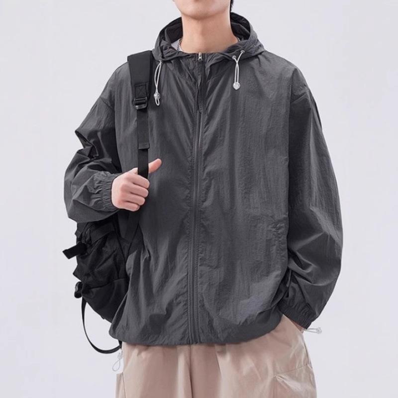 Other Apparel - パーカー メンズ レディース 薄手 接触冷感 UVカット 紫外線対策 釣り アウトドア スポーツウェア 撥水 速乾 ポリエステル 春夏