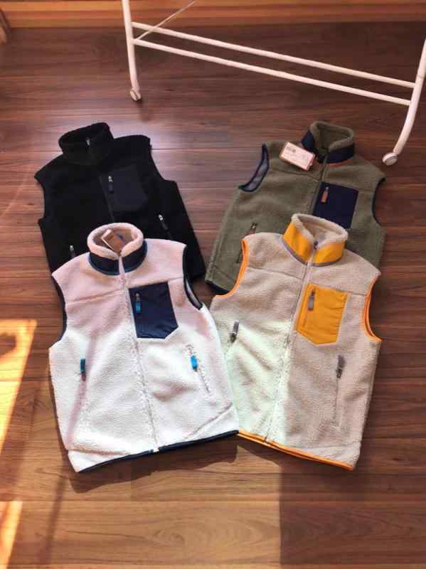 ベスト 男性用 大きいサイズ ゆったりめ フリース ジャケット 秋冬 ミリタリー カーキ ブラック オフホワイト(x2)