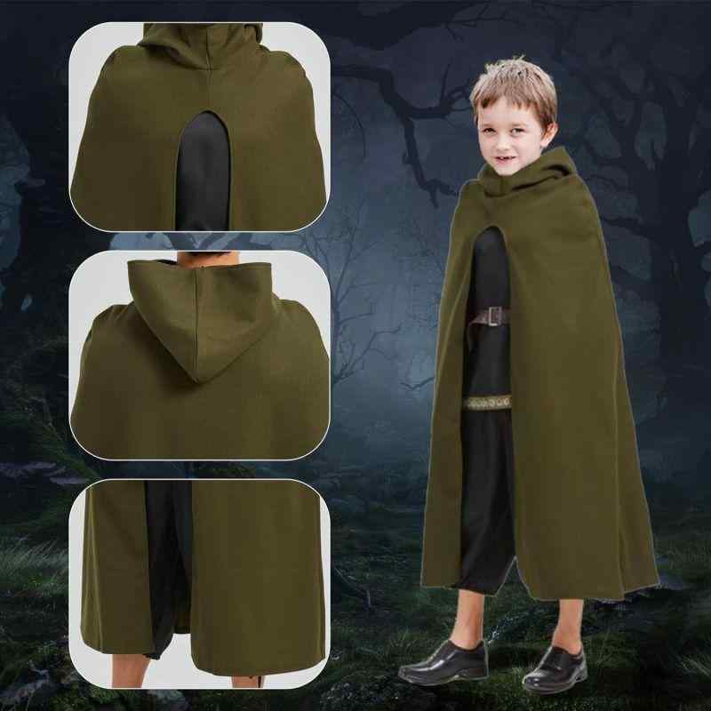 ポンチョ レディース フード付き ポンチョ風コート ポンチョジャケット 中世 ゴシック 厚手 秋冬 春秋冬(x2)