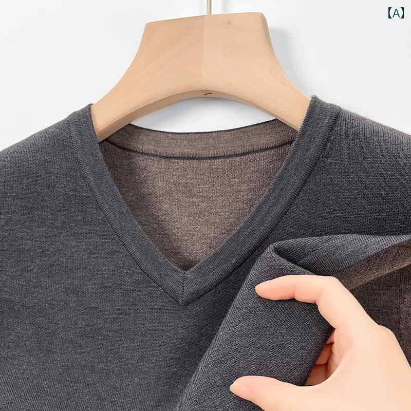 ニットベスト メンズ 男性用 ウール Vネック 提花柄 格子柄 厚手 あったか ビジネス カジュアル 普段使..