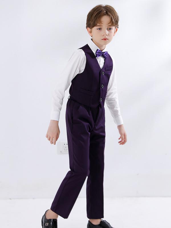 子供用フォーマルスーツ 男の子用ベストセット ピアノ発表会衣装 子供タキシード 小学校 幼稚園 入園式..