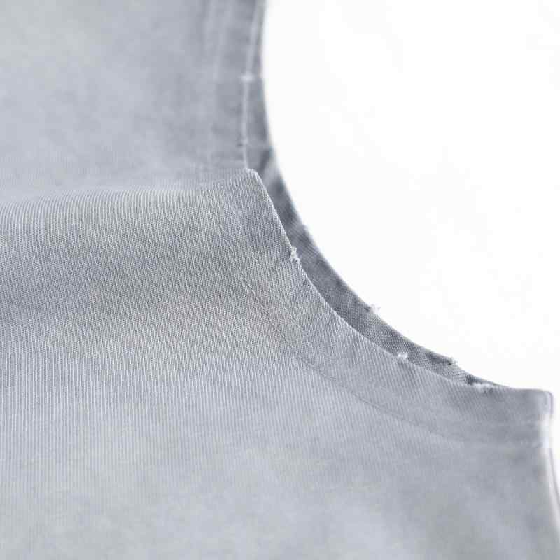 タンクトップ メンズ 男性用 400g ヘビーウェイト コットン アメリカン ストリート 絞り染め ダメージ加工 オーバーサイズ ゆったり 夏 トップス 普段着 水洗い グレー系 ホワイト