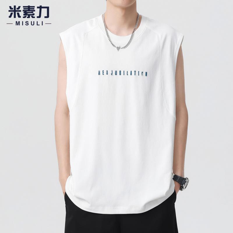 Sweater - タンクトップ メンズ 男性用 夏 薄手 接触冷感 吸汗 スポーツ ノースリーブ Tシャツ 部屋着 ルームウェア