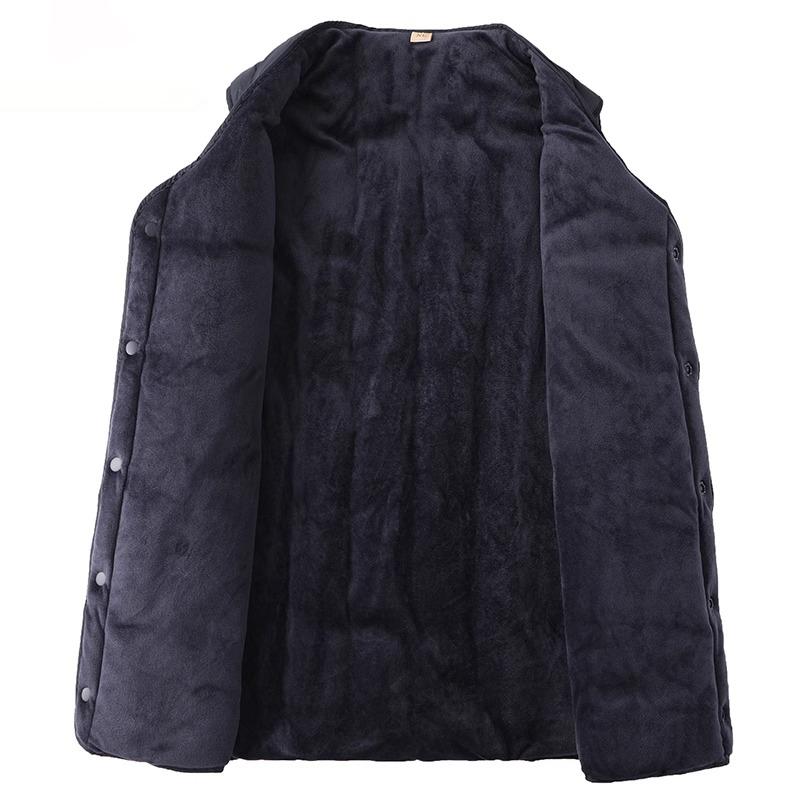 Other - ベスト 男性用 フリース 裏起毛 あったか 防寒 チョッキ ゆったり 普段使い 4XL 5XL 大きいサイズ ネイビー ブラック カーキ