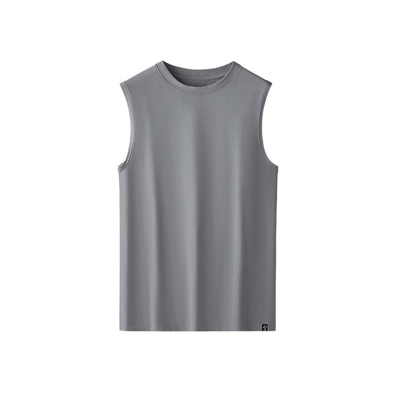 Running - タンクトップ メンズ 男性用 全綿 コットン ランニング スポーツ インナー 部屋着 カジュアル 無袖 Tシャツ