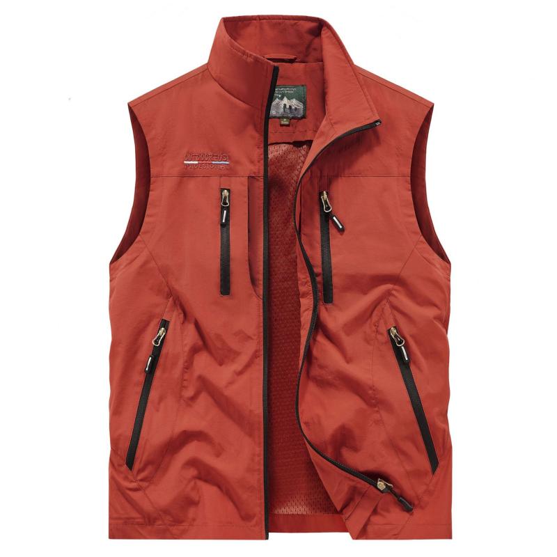 馬甲 メンズ 男性用 フリース ベスト アウトドア 登山 防寒 チョッキ 秋冬 あったか 裏起毛 釣り カメラマン 多機能 ポケット付き 大きいサイズ