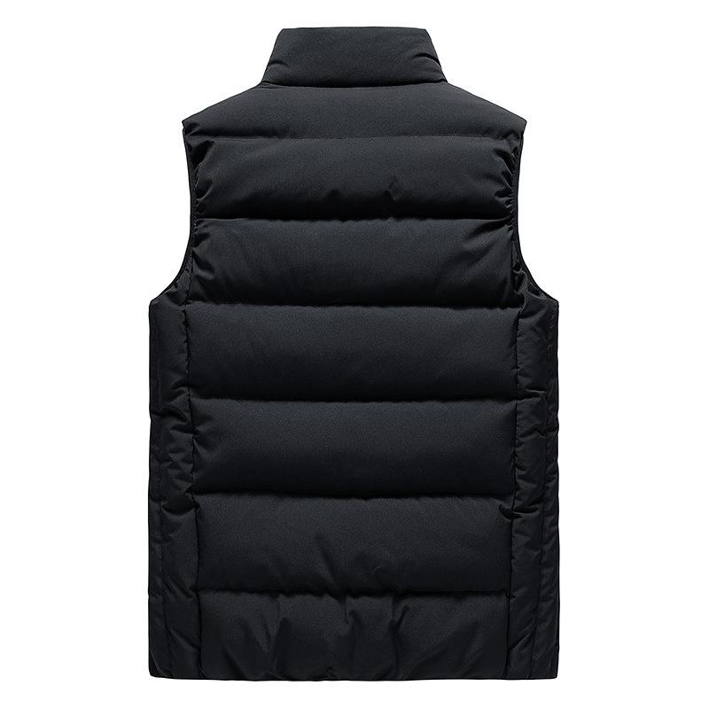 ベスト 男性用 中綿 ポリエステル 無地 ブラック ブルー M L XL 2XL 3XL 4XL 5XL 6XL 向け 普段使い・カテゴリ: 綿入れ/中綿ジャケット・対象年齢: 成人・対象: 男性・該当グループ: ミドルエイジ・スタイル: ベーシック・フィット: ルーズ・厚さ: 厚手