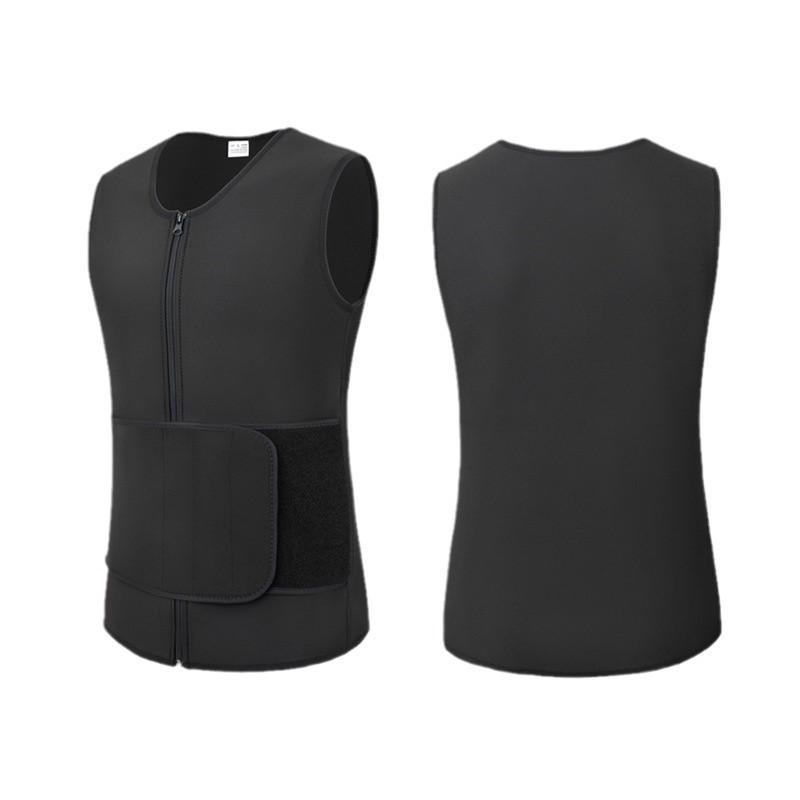 メンズ 護腰ベルト付き サウナスーツ 男性用 ダイエット 腹筋 筋トレ ランニング スポーツウェア 防寒 ..