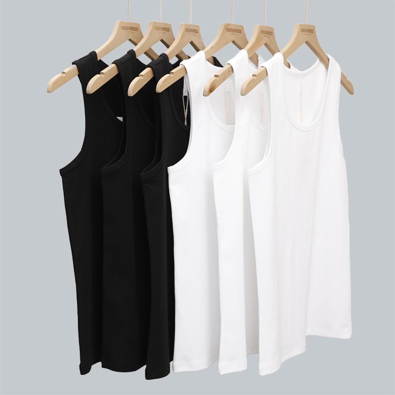 Tシャツ 男性用 タンクトップ 春夏 コットン 綿 ノースリーブ イン...