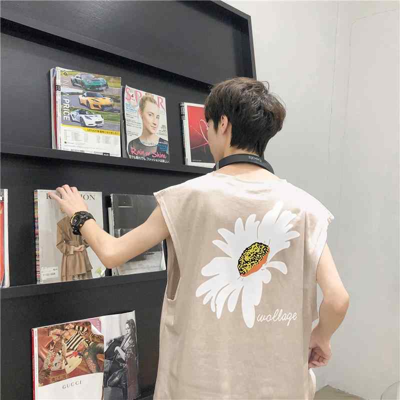 タンクトップ メンズ 男性用 夏用 コットン ノースリーブ Tシャツ 部屋着 普段使い インナー 接触冷感 吸湿速乾 ゆったり 大きめサイズ ブラック カーキ