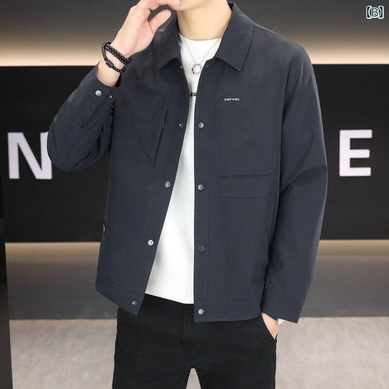 ジャケット メンズ 紳士服 カジュアル ビジネス アウター コート 襟付き トップス 耐摩耗 薄手 多ポケット ブラック ブルー キャメル コーデュロイ