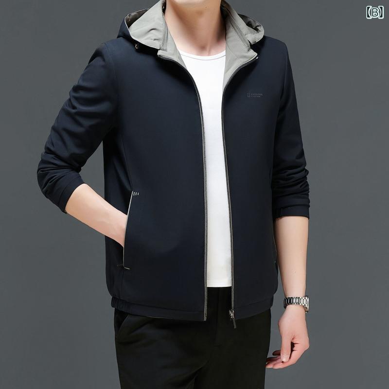 ジャケット メンズ 男性用 耐摩耗 コーデュロイ 薄手 フード付き 取り外し可能 ブラック エビ青 長袖 アウター ブルゾン