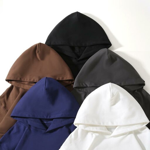 パーカー メンズ 厚手 裏起毛 コットン 無地 長袖 プルオーバー フーディー トップス 秋冬 カジュアル ストリート S M L XL 白 黒 青 咖色 炭グレー