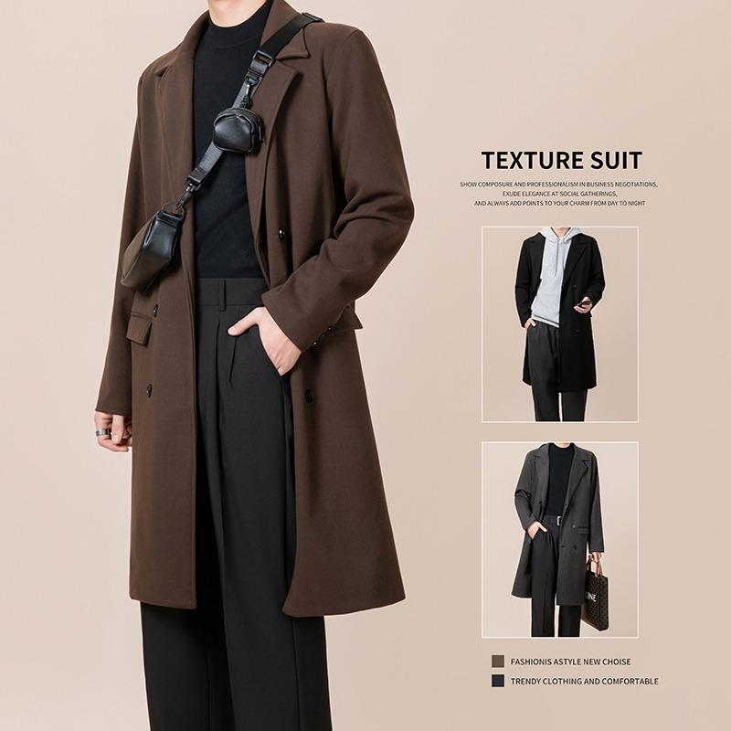 コート メンズ 秋冬 裏起毛 厚手 英国風 ミドル丈 ゆったり カジュアル 韓国 大学生 普段使い ブラック ブラウン ダークグレー・スタイル: ・フィット: ゆったり・フロント: ダブルブレスト・対象年齢: 18-24歳・素材: コーデュロイ.麻10%未満・裏地: -・シーン: デイリー・シーズン: 冬・襟: スーツ・柄: -・デザイン: -・裾: -・色: ブラック.ブラウン.ダークグレー・サイズ: M.L.XL.2XL.3XL・カテゴリ: コート