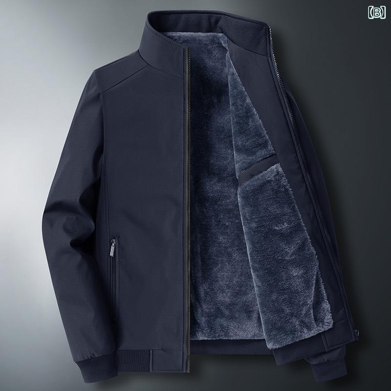 ジャケット 男性用 シニア 裏起毛 コーデュロイ 防寒 厚手 大きいサイズ グレー ブラック ネイビー M L XL 2XL 3XL 4XL 5XL 6XL 7XL 8XL 秋冬 linears-10362620 LINEAR shop サンプル画像3