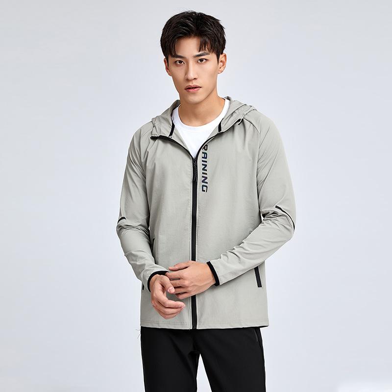 Rakuten - ジャケット メンズ 男性用 アウトドア 撥水 防風 ストレッチ ナイロン スポーツ カジュアル パーカー ブルゾン ジャンパー 春秋 カーキ ブラック グレー