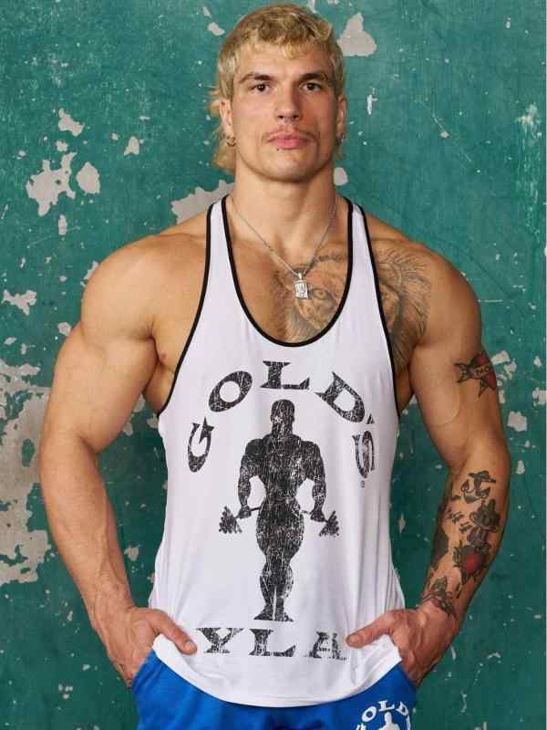 ベスト メンズ 男性用 ランニング トレーニング スポーツ ウェア 速乾性 通気性 コットン プリント トップス 普段使い アウトドア ブルー ブラック イエロー レッド ホワイト