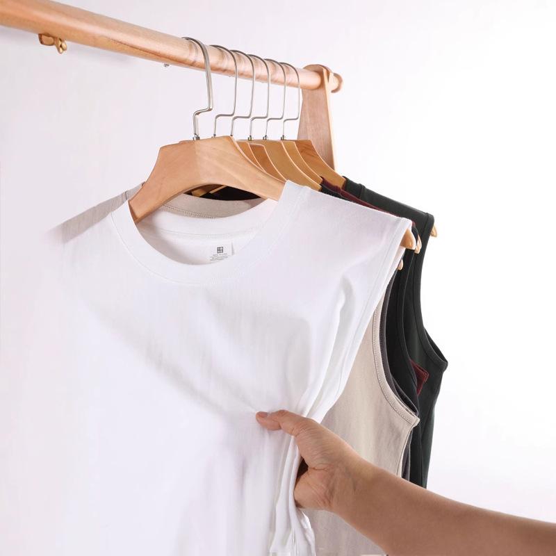 Tシャツ メンズ タンクトップ ノースリーブ 240g ヘビーウェイト コットン 綿 無地 クルーネック 丸首 ルーズフィット 普段使い スポーツ トレーニング ジム 春夏 ホワイト ブラック グレー グリーン レッド