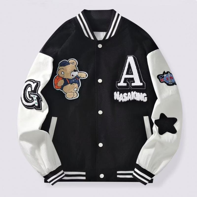 ジャケット メンズ 男性用 アウター 秋冬 ライダース風 ブルゾン ジャンパー トップス 長袖 ブラック グリーン S M L XL 2XL 3XL