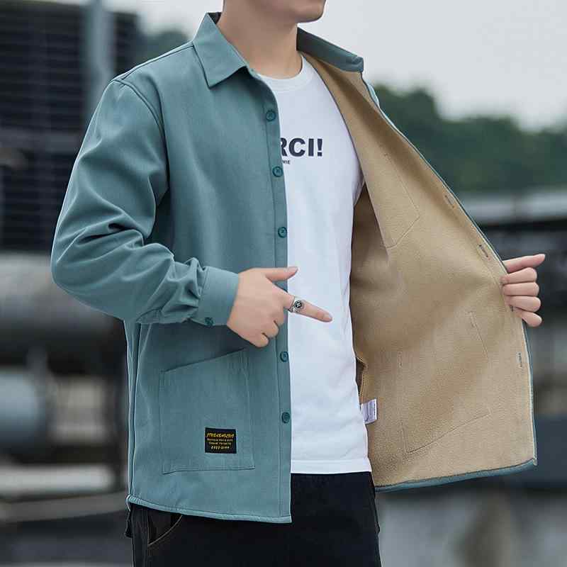 シャツ メンズ 男性用 長袖 コットン 裏起毛 厚手 ネルシャツ カジュアル トップス 秋冬 日常着 カーキ グリーン ブラウン ブラック・カテゴリ: シャツ・スタイル: カジュアル・対象: メンズ・素材: 綿・生地の種類: 綿・袖丈: 長袖・ネックライン: 方襟・柄: 無地・・フィット: ゆったり・色: グリーン.カーキ.ブラウン.ダークグリーン.ブラック・サイズ: M.L.XL.2XL.3XL.4XL・ディテール: ポケット・加工: ウォッシュ加工・対象年齢: 成人