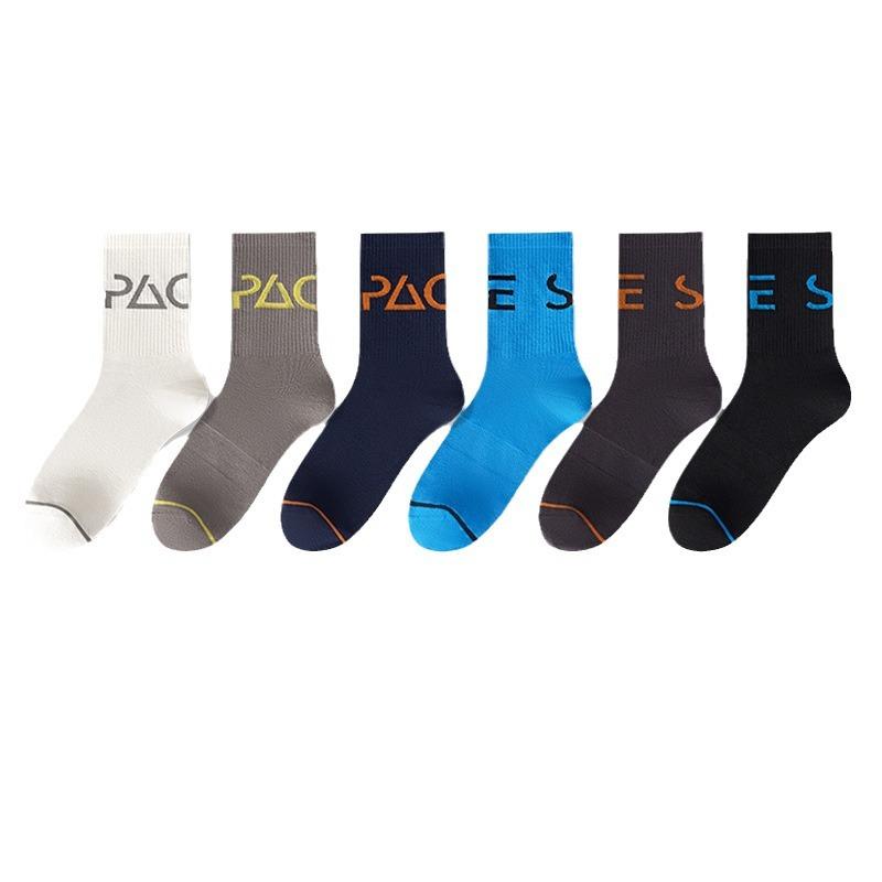 靴下 メンズ レディース 防臭 吸汗 中筒 コットン カジュアルソックス 普段使い レッグウェア 春夏(x5)