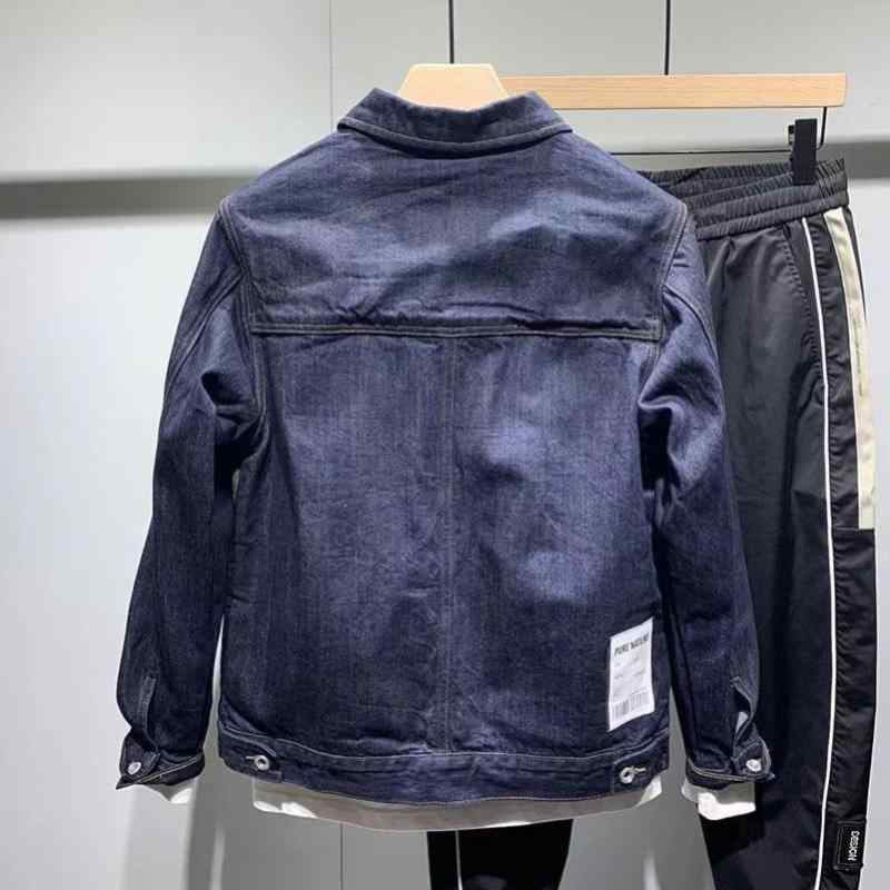 ジャケット メンズ デニム 春秋 美式 ワーク 切り替え ブルゾン Gジャン アウター カジュアル・商品カテゴリ: ジャケット・スタイル: カジュアル・対象年齢: 成人・対象: 男性・襟型: 襟付き・フィット: ルーズ・前立て: シングルブレスト・フード: フード付き・・柄: 無地・主な素材: 綿65%・裏地: 綿65%・着丈: レギュラー・袖丈: 長袖・袖のタイプ: リブ袖・色: ブルー・サイズ: M, L, XL, 2XL, 3XL, 5XL・ディテール: 配色・加工: ウォッシュ加工
