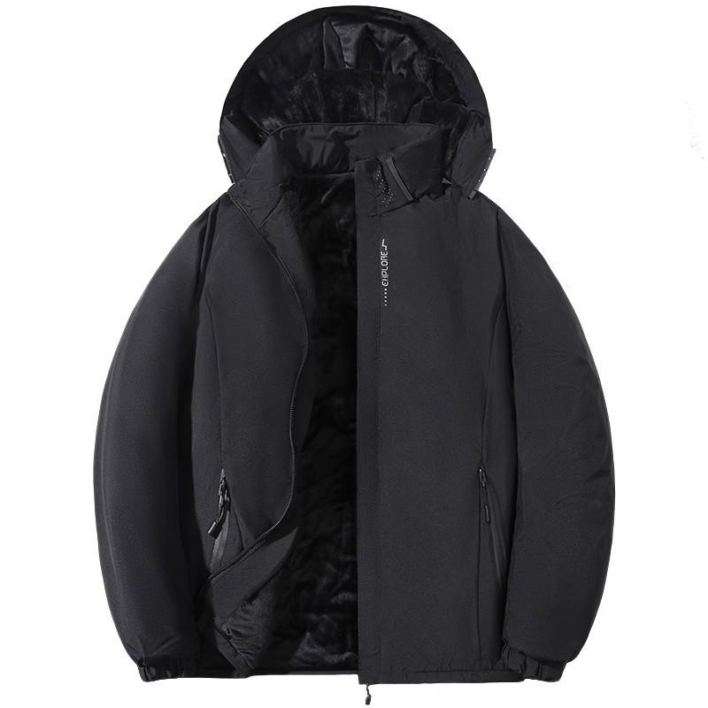 マウンテンパーカー メンズ 男性用 裏起毛 中綿 防風 秋冬 厚手 アウター ジャケット 登山 ウェア アウトドア 撥水 防寒 ジャンパー ブルゾン