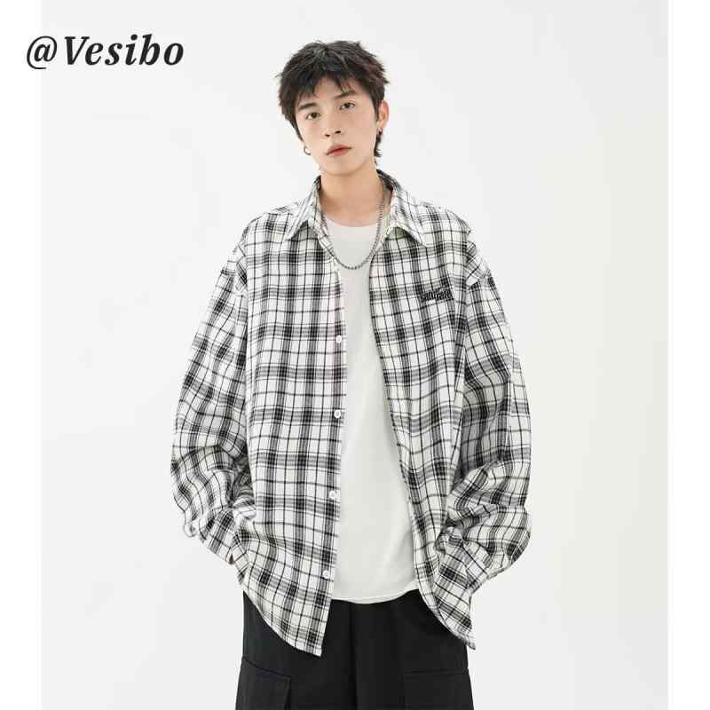 シャツ メンズ 長袖 格子柄 レトロ トップス ゆったり カジュアル 春秋 白 黒 M L XL 2XL・素材: 麻51-70%・カテゴリ: シャツ・スタイル: 流行・袖丈: 長袖・柄: 格子・タイプ: スリム・ネックライン: ワイド・対象: 青少年.成人・カラー: ホワイト.ブラック・サイズ: M.L.XL.2XL・生地: 四面弾.-・厚さ: 加絨