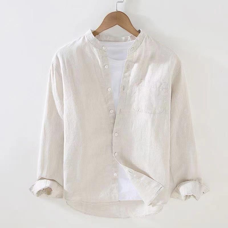 シャツ メンズ 長袖 リネン 綿麻 中国風 トップス 襟付き コットンリネン カジュアル ルーズフィット ホワイト系 グレー系 ブルー系・商品カテゴリ: シャツ・スタイル: ・対象年齢: 成人・対象: 男性・素材: 麻・混紡素材: 綿・袖丈...