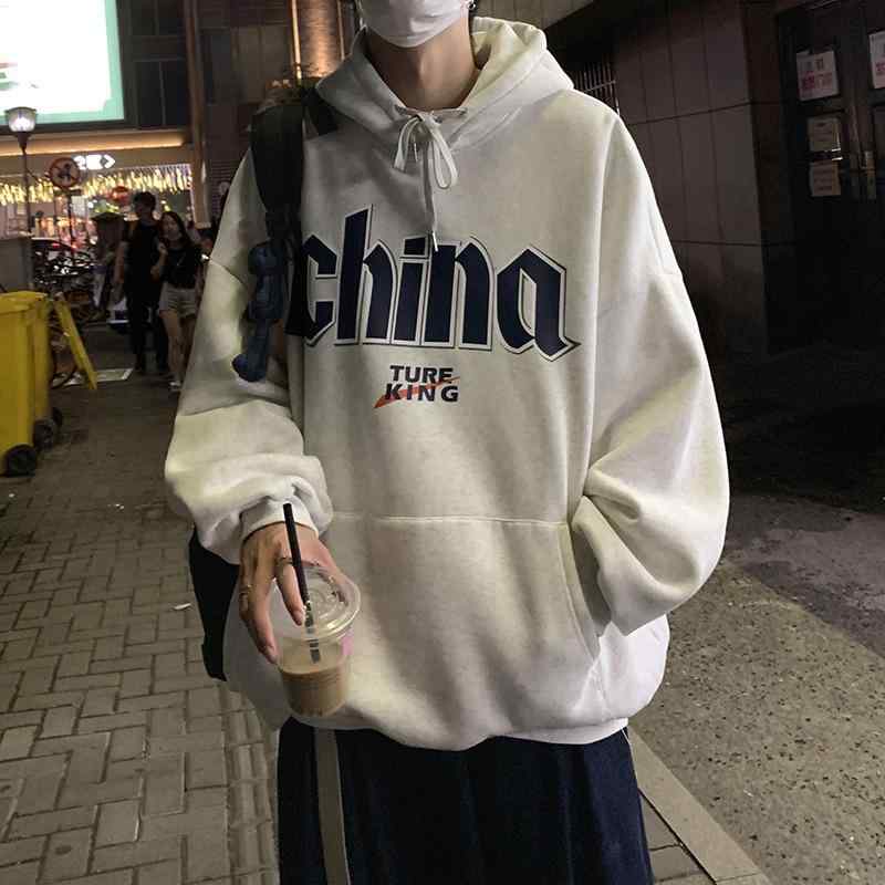 パーカー メンズ 男性用 プルオーバー 長袖 秋物 トップス ゆったり ヒップホップ ストリート カジュアル 普段使い 部屋着 韓国 グレー 黒 緑 ポリエステル