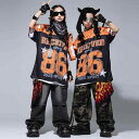 ダンス衣装 キッズ 男の子 女の子 ヒップホップ トップス パンツ 迷彩 子供 ダンス 服 ズボン 上下セット ジュニア 舞台 演出服 練習着 レッスン着