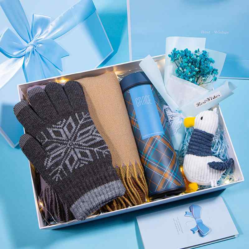 マフラー 男性用 手袋 ギフト あったかグッズ 防寒具 秋冬 誕生日プレゼント 贈り物