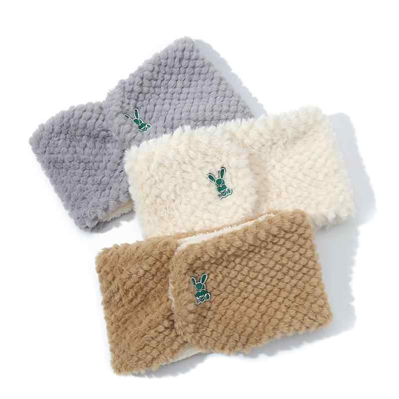 ネックウォーマー レディース 秋冬 かわいい 韓国 学生 あったか 厚手 付け襟 ニット スヌード 無地 防寒 ギフト プレゼント 女性(x2)