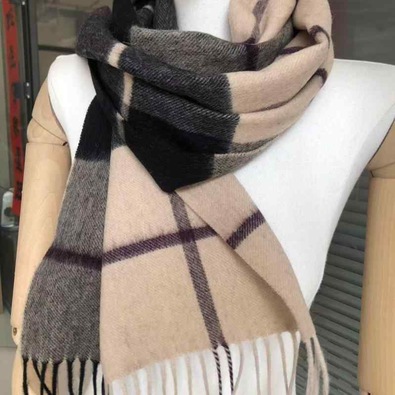 マフラー レディース メンズ ウール チェック柄 秋冬 防寒 赤 グレー 青 黒 白