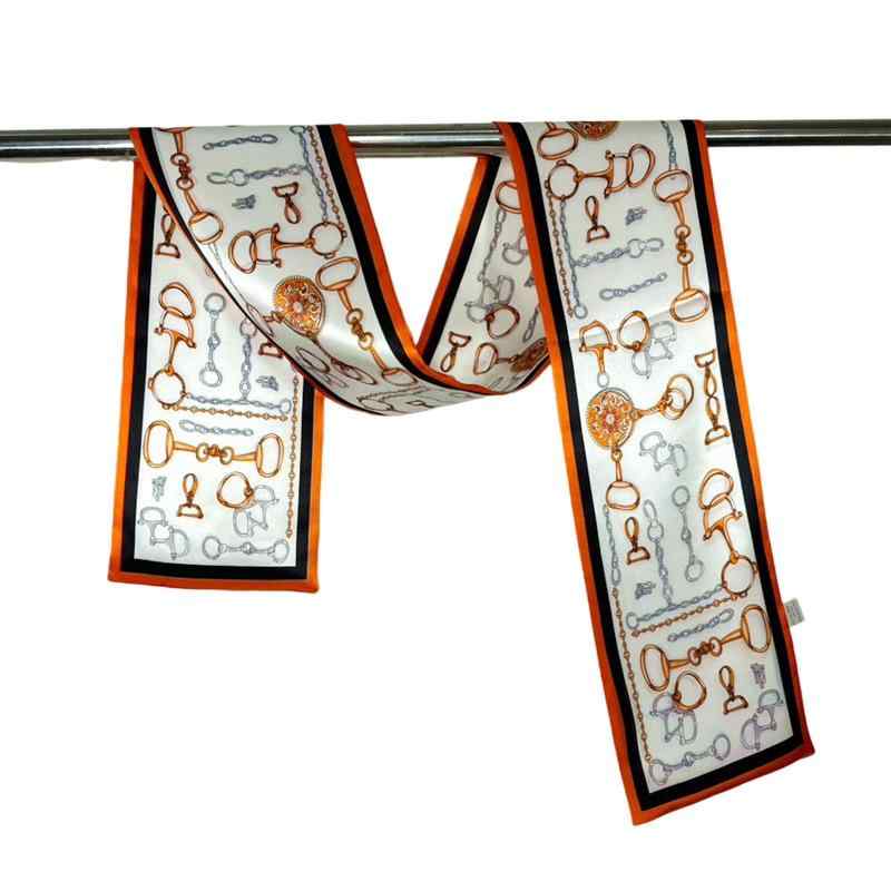 スカーフ レディース 絹 飘带 围巾 おしゃれ かわいい 知的 エレガント 細長 150cm 15cm 全 seasons