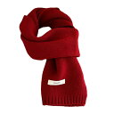 マフラー キッズ 子供用 男女兼用 ベビー 男の子 女の子 秋冬 ニット 無地 ウール 保温 ベージュ グレー ブラック ピンク系 ブルー ブラウン グリーン カーキ パープル